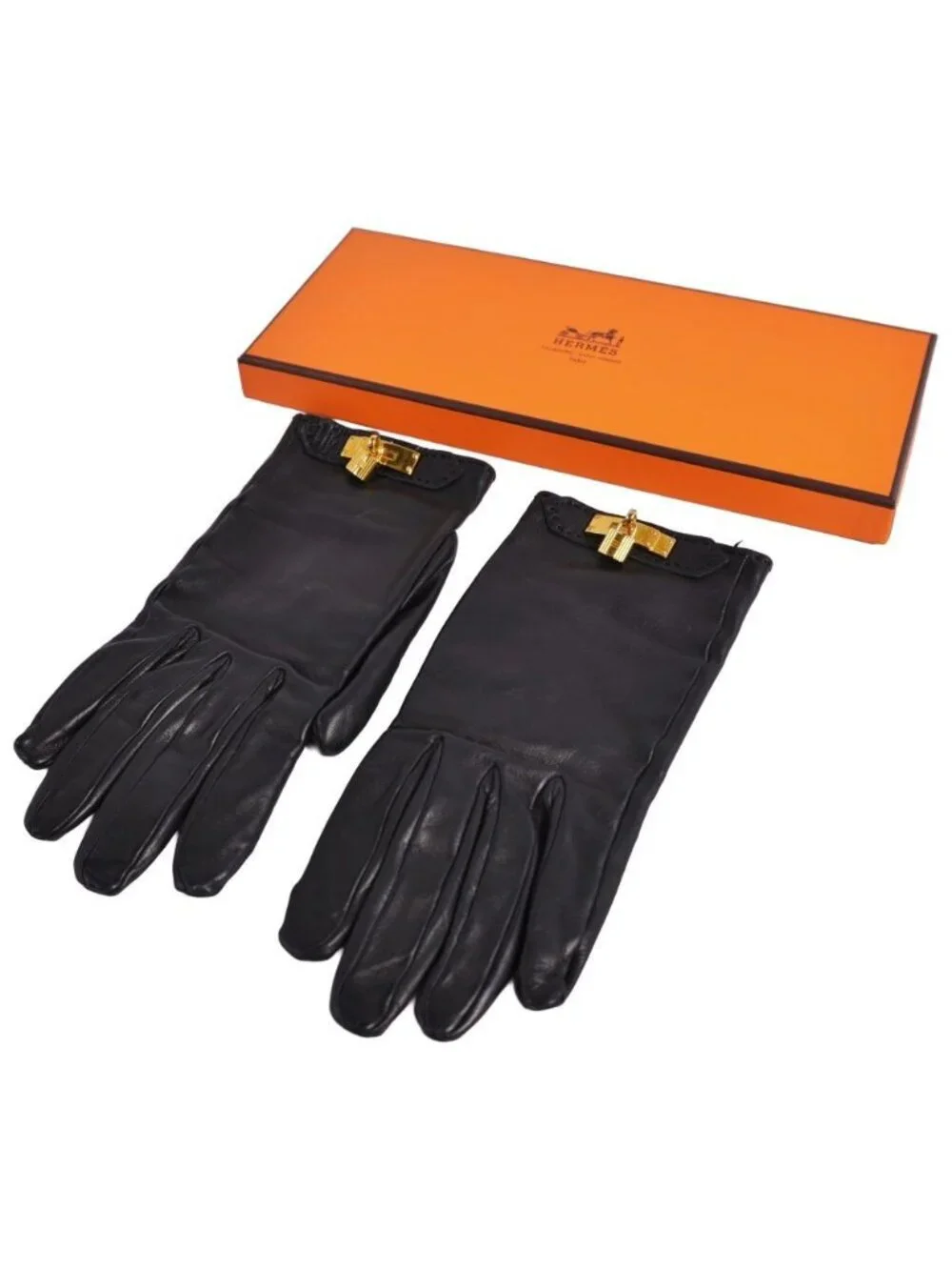 Hermes Gloves Kelly Cadena Padlock Ramle